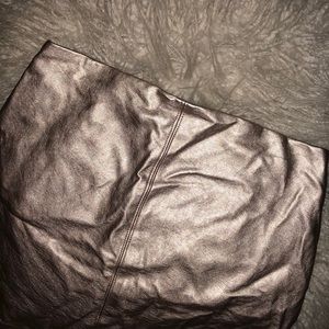 Hollister Gold Shimmer Bodycon Skirt